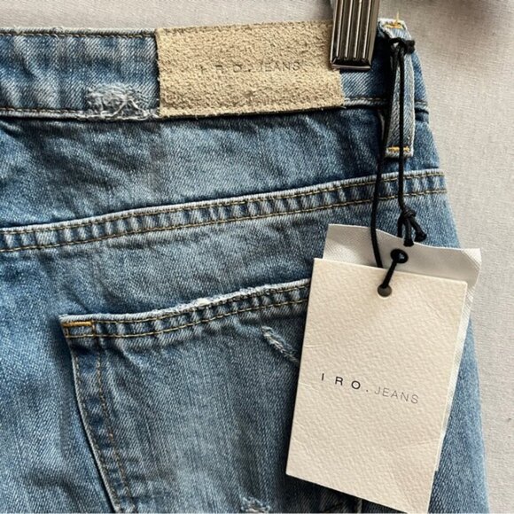 NWT IRO Garçon distressed denim jeans Sz 25 - Picture 8 of 14